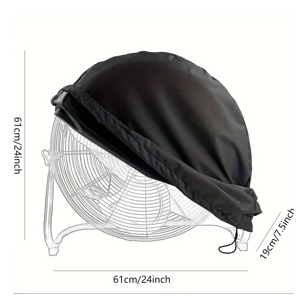 1pc Foldable Industrial Electric Fan Cover Fan Cover Sun Protection Dust 61X19X61cm Waterproof Electric