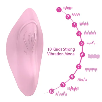 Portable Clitoral Stimulator Panties Vibrator Wireless Remote Control Invisible Vibrating Egg Adult Sex Toy Orgasm Spot Vibrator 3
