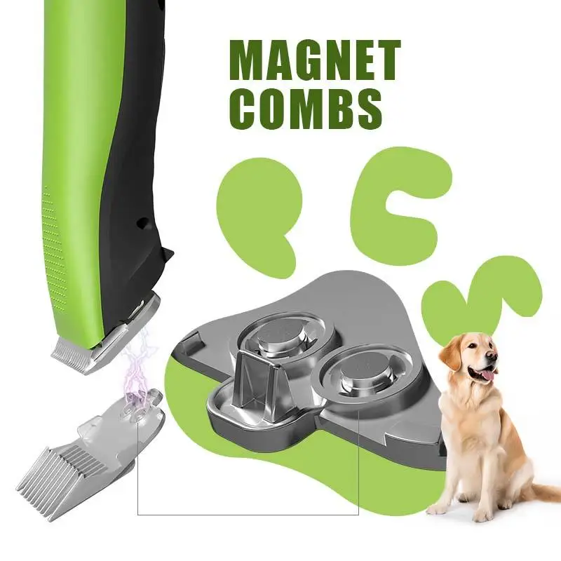 Rechargeable Pet Hair Cutters Big Battery Cat Dog Electric Cordless Pet Clippers