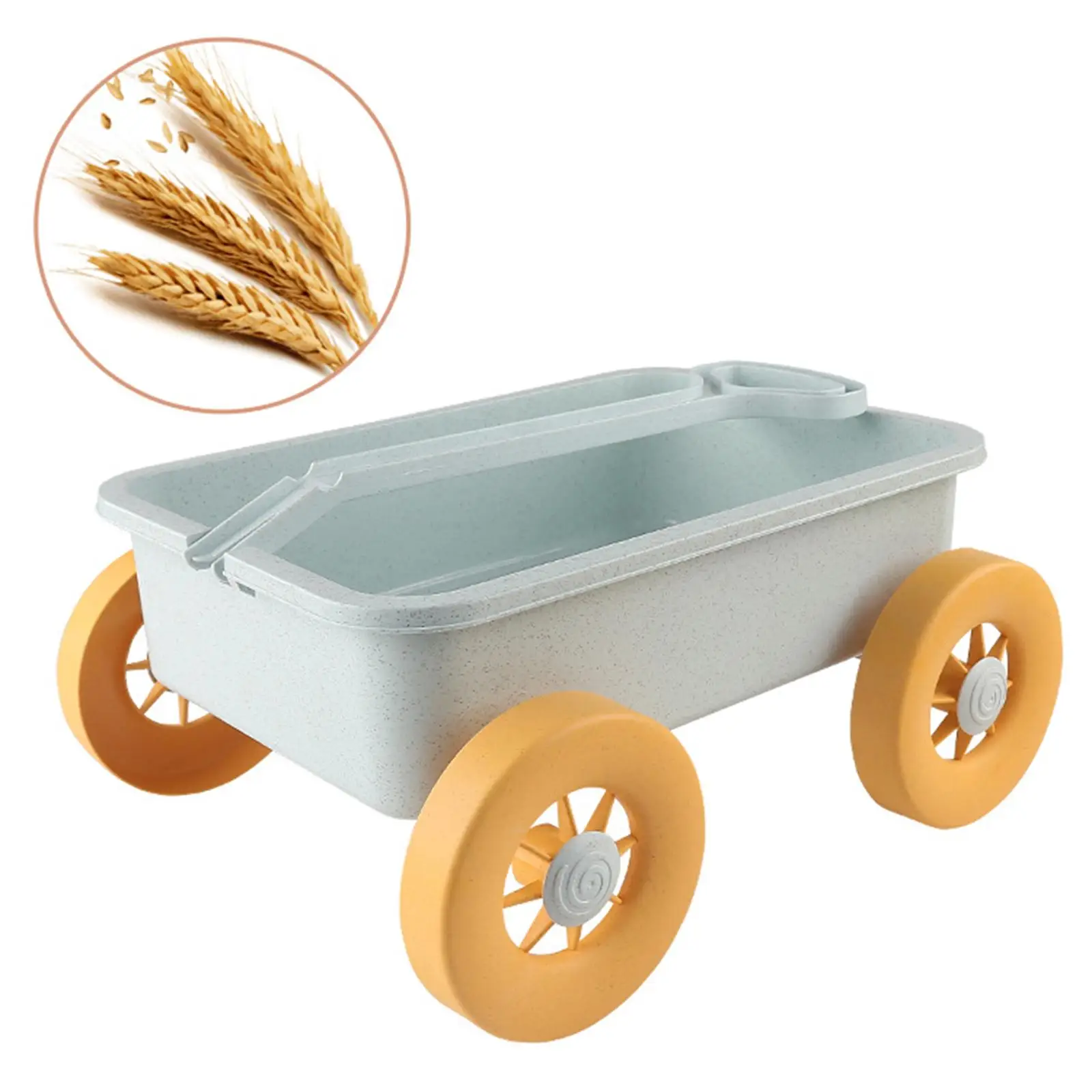 Kid Pull Toy Motor Vehicles Beach Toys Small Wagon Toys Wheelbarrow Garden Wagon Tools Toy for Holding Small Toys