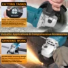 125 Type Electric Grinding Tool Brushless Motor Angle Grinder Cutter Power Tool Cutting Polishing Ceramic Tile Wood Stone Steel 5