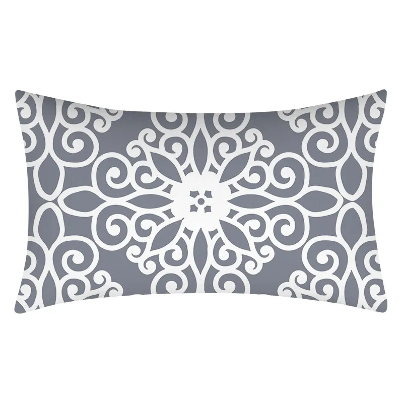 Modern Classic Geometric Grey Cushion 30X50 Datura  Sofa Living Room Home Decoration Pillow Case Throw 2