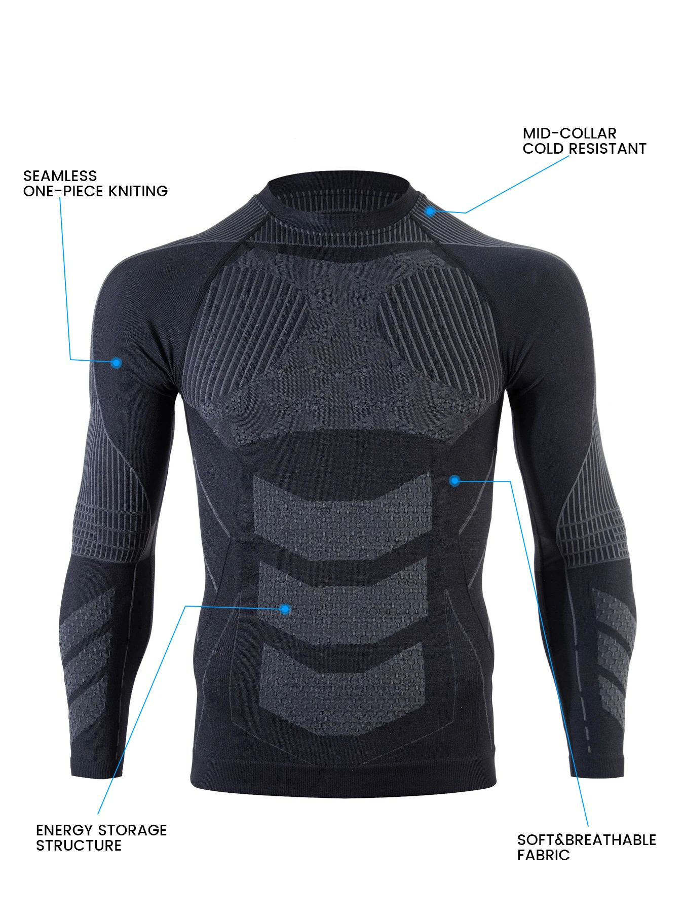 Thermal underwear men female skiing warm long johns thermal underwear set