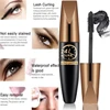Mascara imperméable en Fiber de soie 8D, 1 pièce, pour Extension de cils
