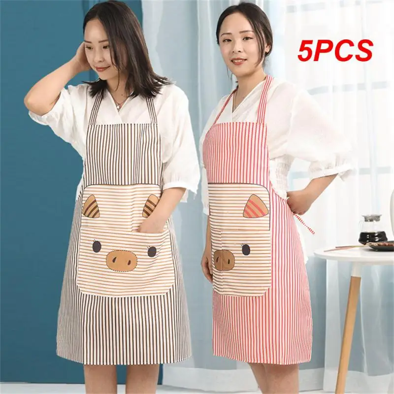 

Фартуки мужские/женские с карманом для готовки, водонепроницаемые маслостойкие, без рукавов, для уборки кухни шеф-повара, 5 цветов