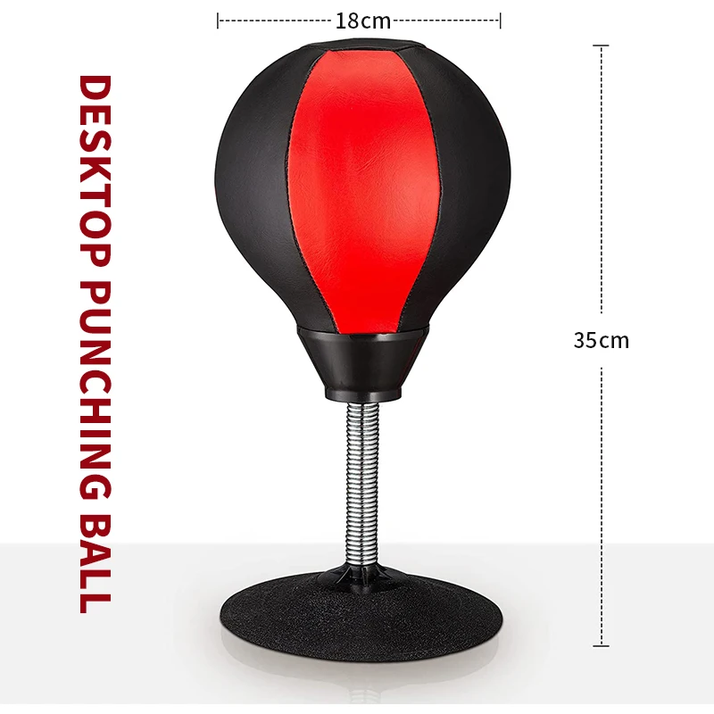 PU Desktop Boxing Ball Stress Relief Fighting Speed Reflex Training Punch Muay Thai MMA Exercise Sports Equipment