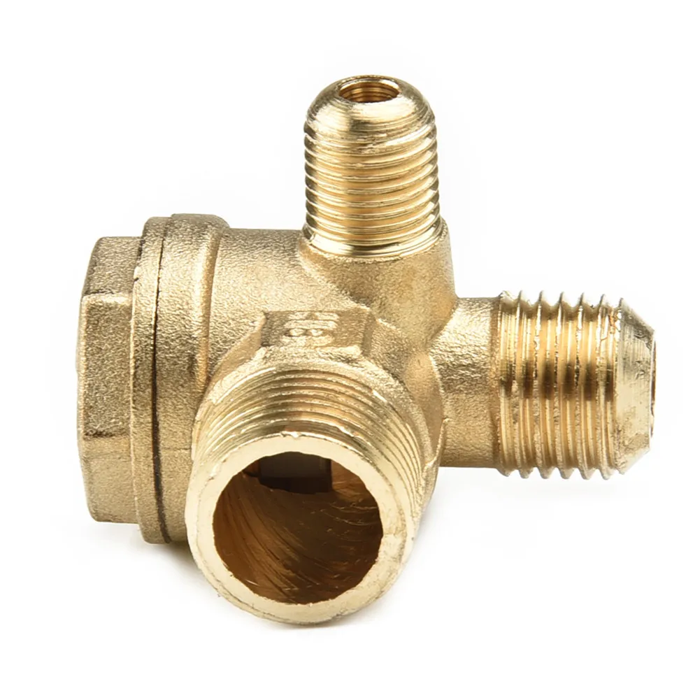 Air Compressor Check Valves Brass Air Pump Check Valve Male Thread Connector Replacement For Oil-free Air Compressor Accessory magic antenna dual band mobile antenna vhf uhf car antenna in pl259 connector two way radio aerial car radio accessory