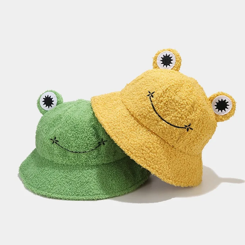 Amazon New Cute Frog Bucket Hat Men's and Women's Autumn and