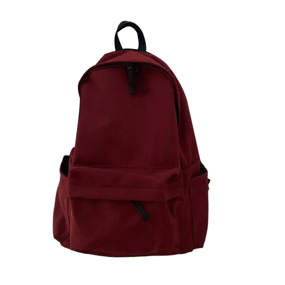 

Anti-theft Backpack with Zipper Pocket Waterproof Travel Camping Backpack with Capacity Scratch-resistant Solid for Students