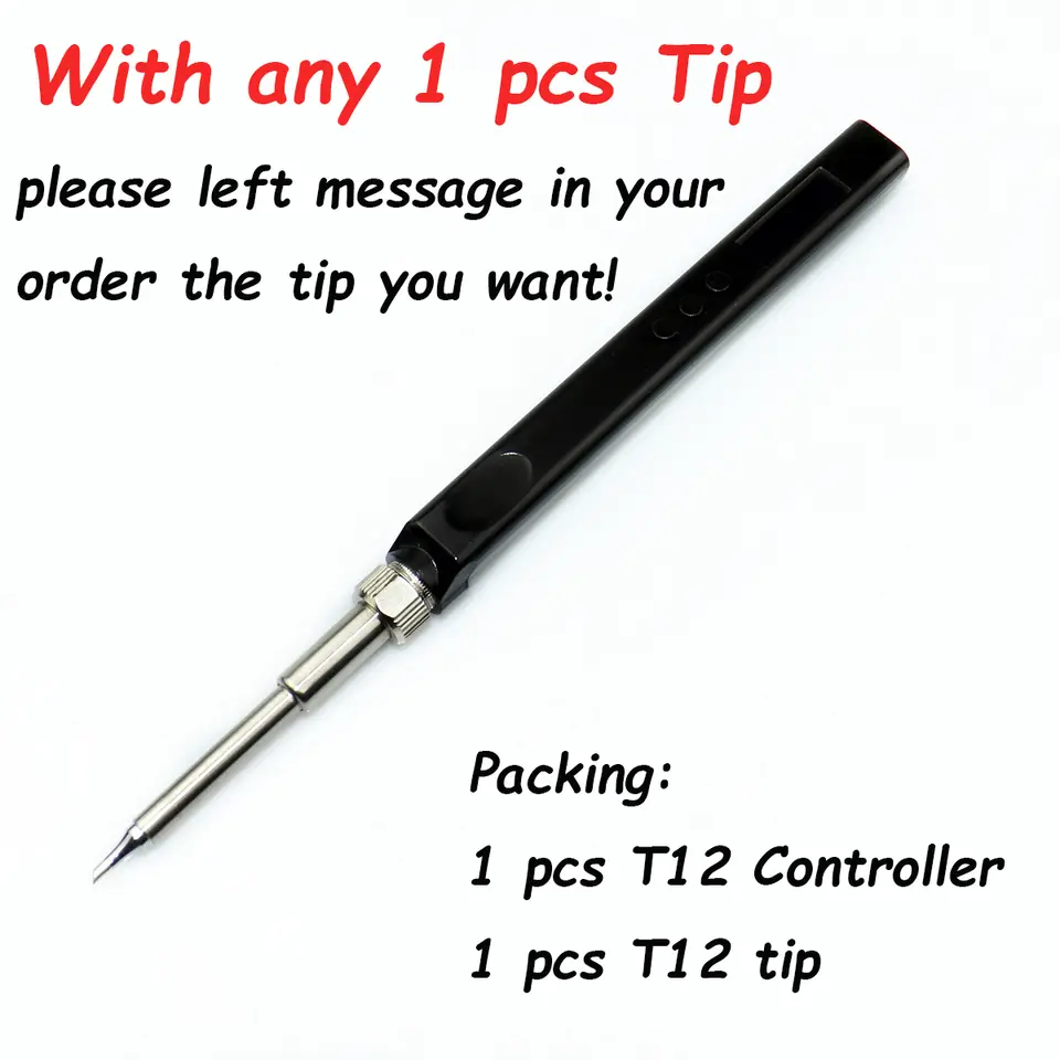 JV100 T12 OLED Mini Electric Soldering Iron Kit PD USB-C Repair Tool Adjustable Temp Portable Solder Welding Station Heat Pencil image 11