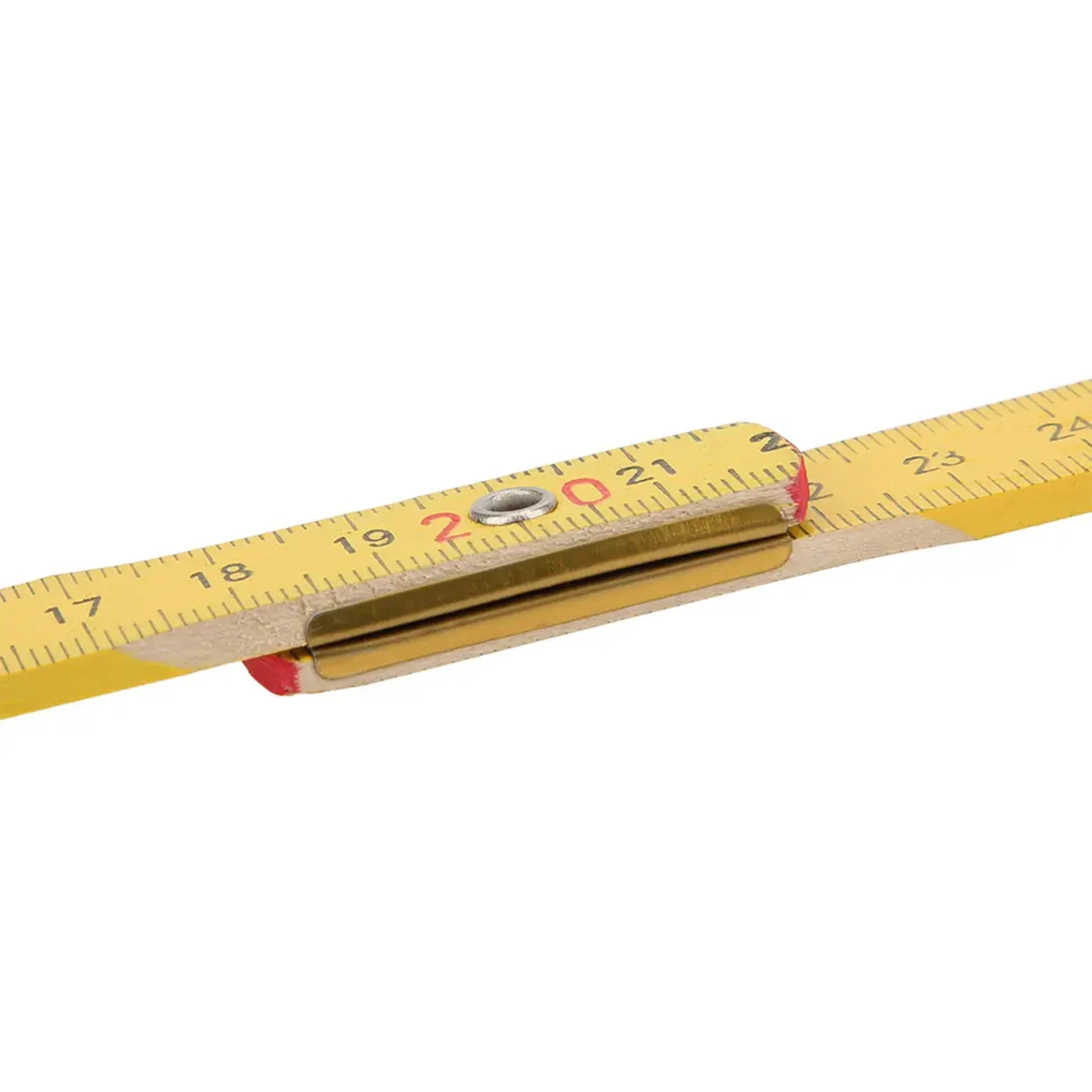 Wooden Double-Sided Folding Ruler for Carpentry and Teaching