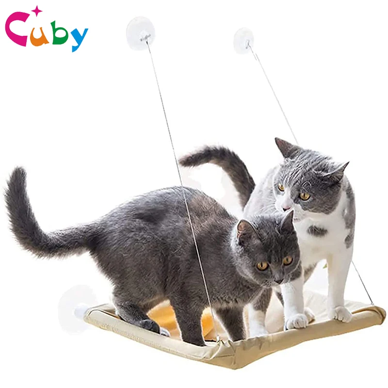 

CUBY, кошка, гамак, Милая модель, удобное солнечное сиденье, крепление на окно, изделие для домашних животных, мягкое искусственное животное, съемный подшипник