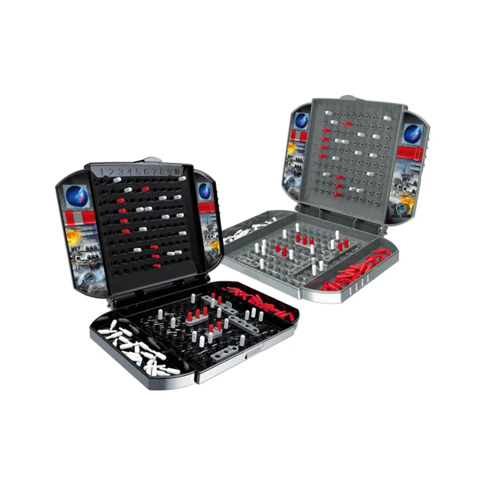 Sea Battle Classic Board Game Holiday Gifts Strategy Game for Travel Adults 2