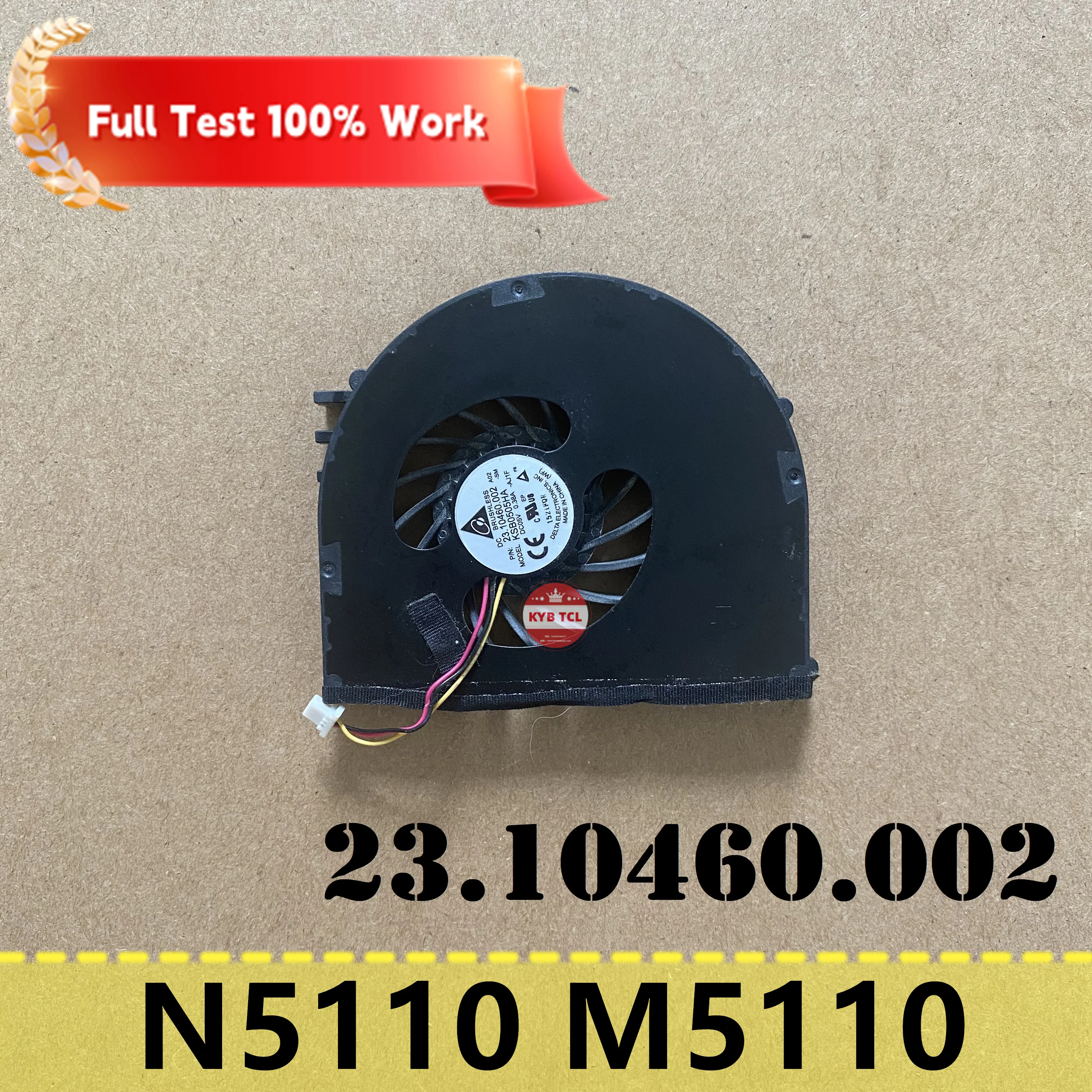 

Genuine Delta CPU Cooling Fan For DELL N5110 15R Ins15RD m5110 m511r 15RD Laptop 3-PIN 23.10460.002 KSB0505HA -AJ1F Notebook