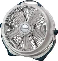 NEW Wind Machine Air Circulator Floor Fan, 3 Speeds, Pivoting Head for Large Spaces, 20", 3300, White 1