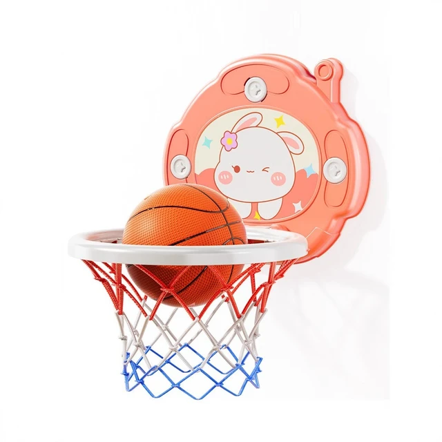 2025 New Children's Basketball Frame Indoor Shooting Hanging Baby Basketball Stand 1-5 Year Old Baby Home Ball Toy No Punching 5