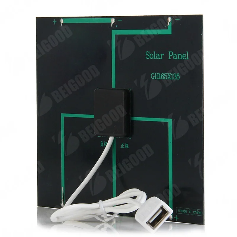 3.5W Solar Charger Polycrystalline Solar Cell Panel USB Mobile Charger For Power Bank