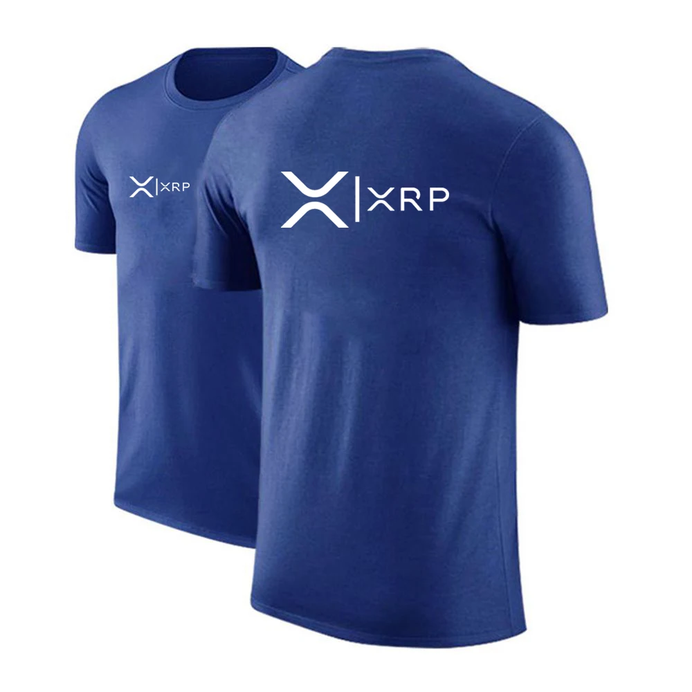 Mens Cotton Short Sleeve Summer T Shirt with XRP Logo