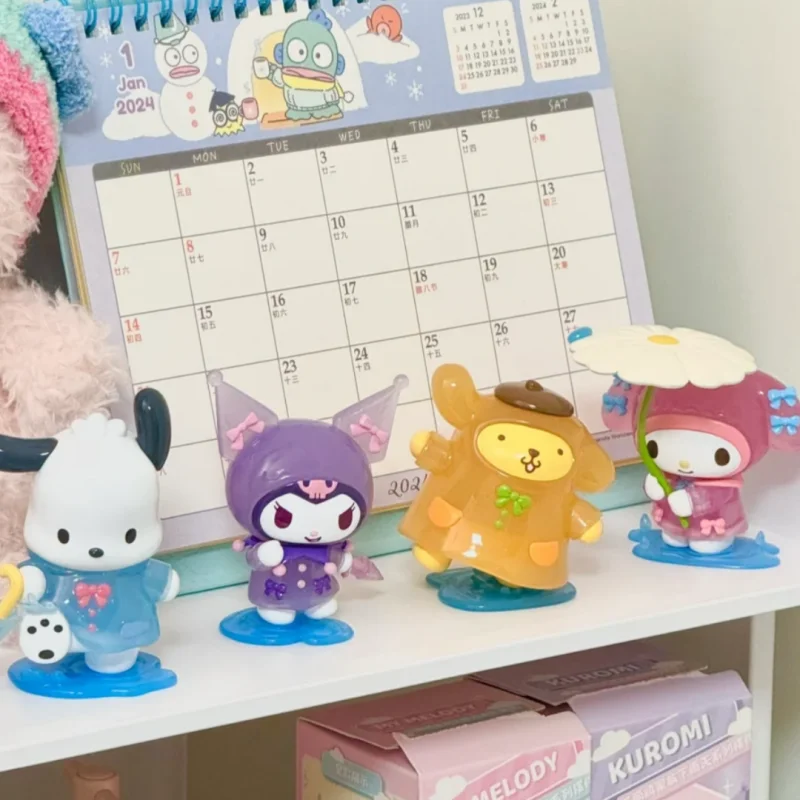 Authentic Sanrio Rainy Day Series Blind Box, Open Box Decoration