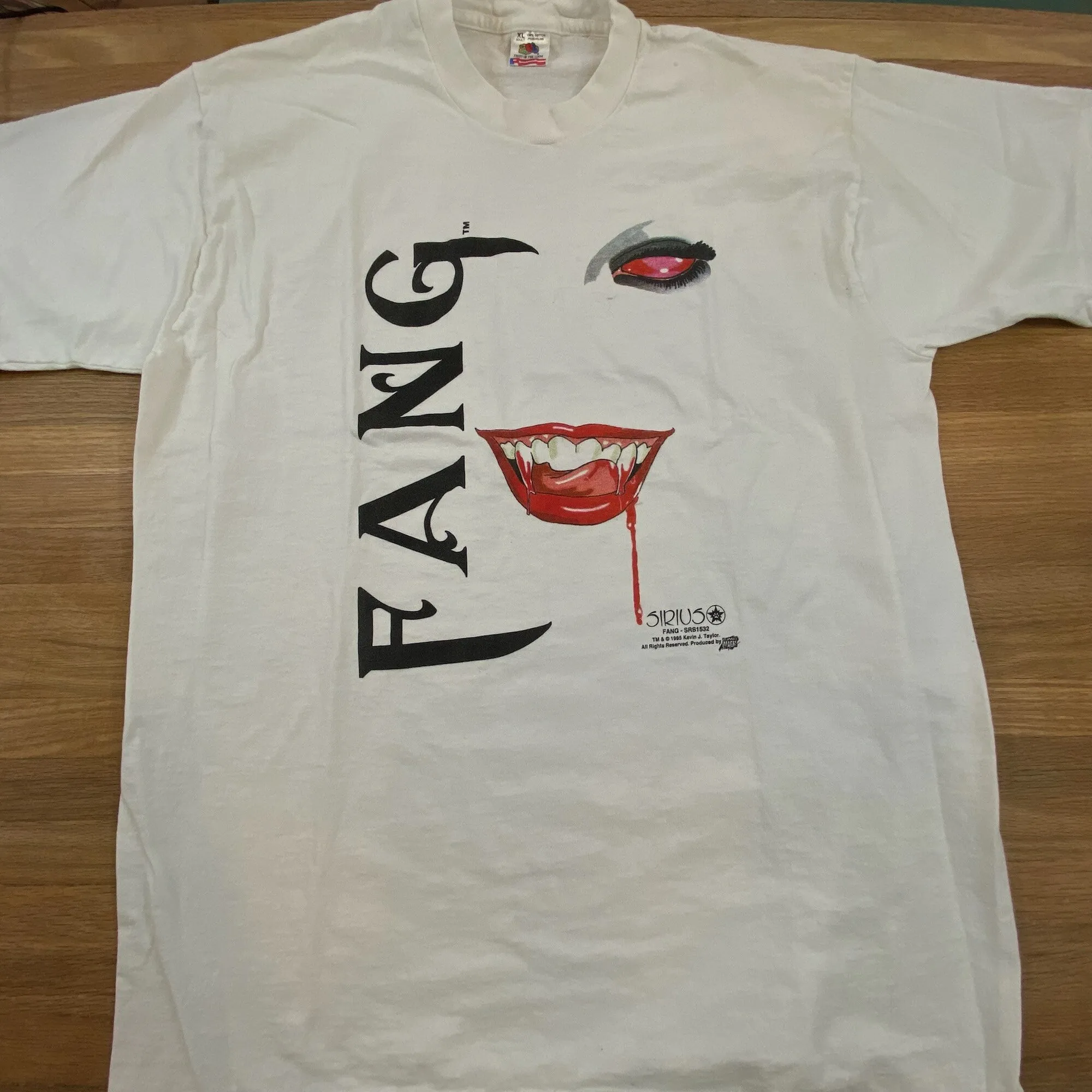 1995 Maglietta Sirius Fang Sz Xl A1687 Maniche Lunghe O Corte