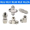 KLV KLE KLZA KLU Copper Pneumatic Fitting Air Quick Connector For Hose Tube 4 6 8 10 12 14 16MM Fast Connection
