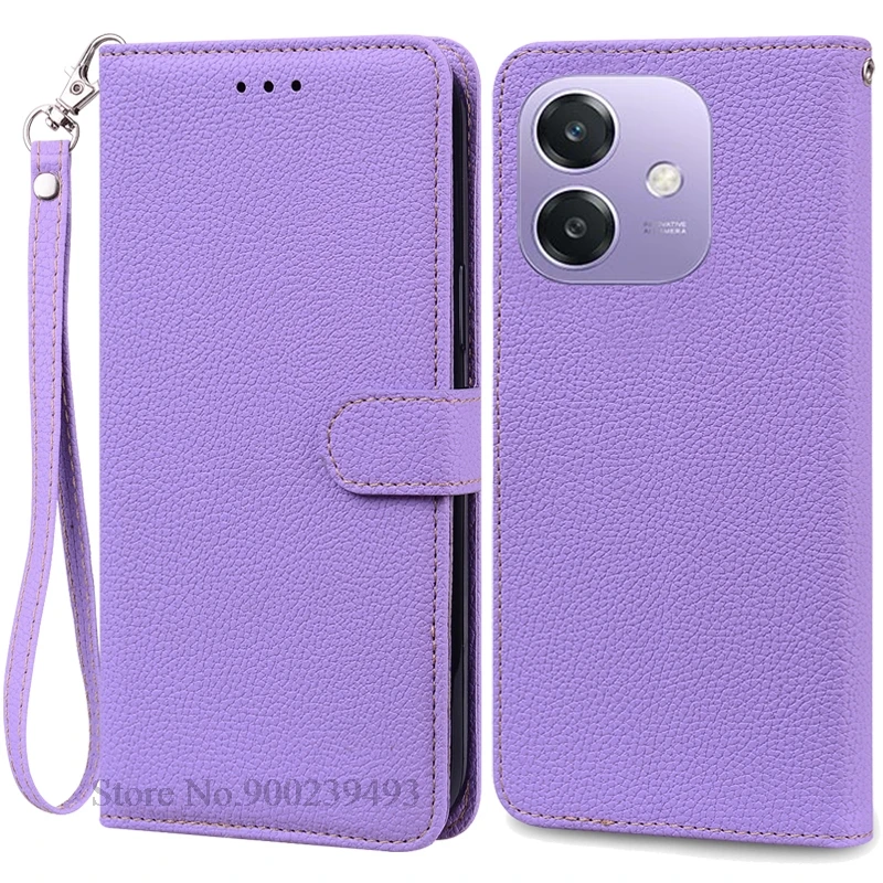 Elegant Flip Leather Wallet Phone Case with Soft Silicone Interior and Book-Style Design