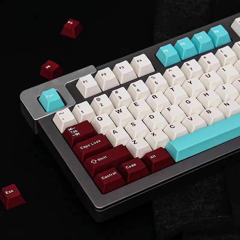 Gmk Clone Keycaps Azul Samurai Wahtsy Ártico Duplo Tiro Cereja Perfil Abs 172 Teclas Yuru Shoko para Teclado Mecânico - Imagem 2