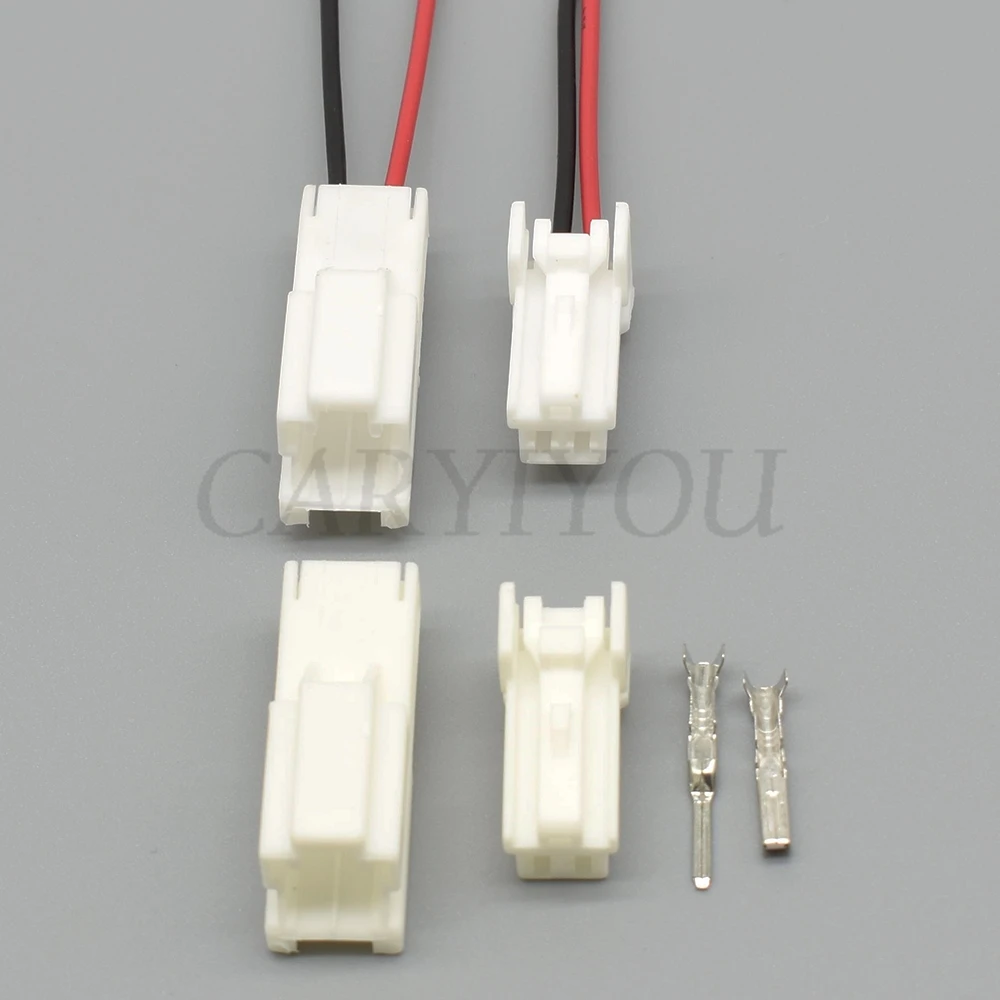 1-Set-2-Pin-Female-Male-Electrical-Plug-Wiring-Harness-Connector-Light ...