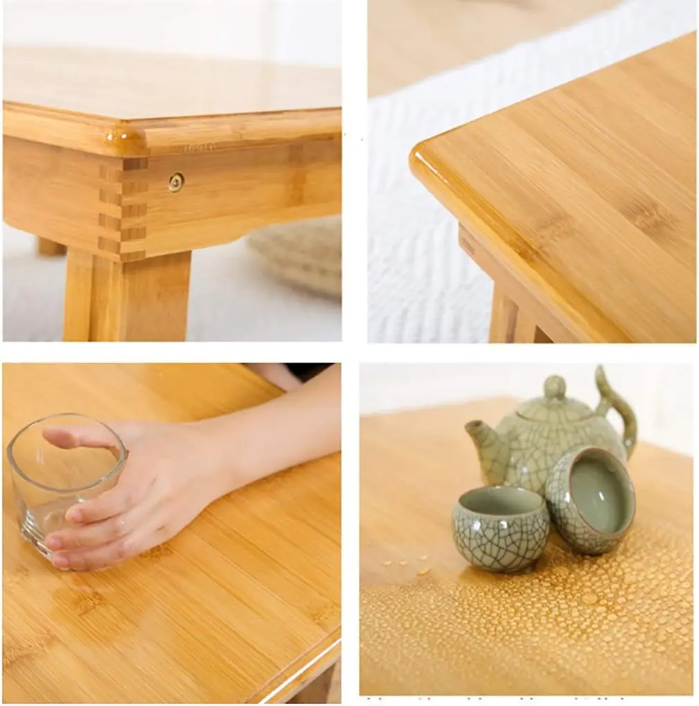 Folding Bamboo Computer Desk, Low, Multi-Function, Dining ，coffe table 3