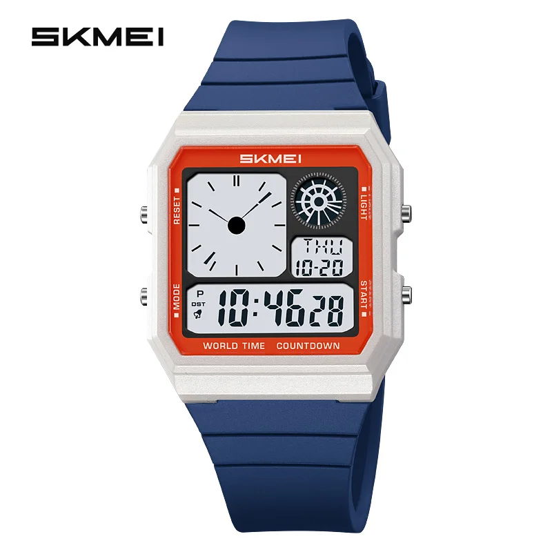 SKMEI 2347 mode sport été temps mâle femme étudiants étanche en plein air simulé pointeur montre électronique reloj hombre