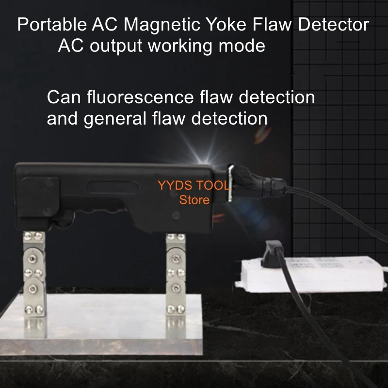 

HY-2 AC and DC dual-use portable magnetic particle flaw detector electromagnetic yoke metal flaw detector with lighting
