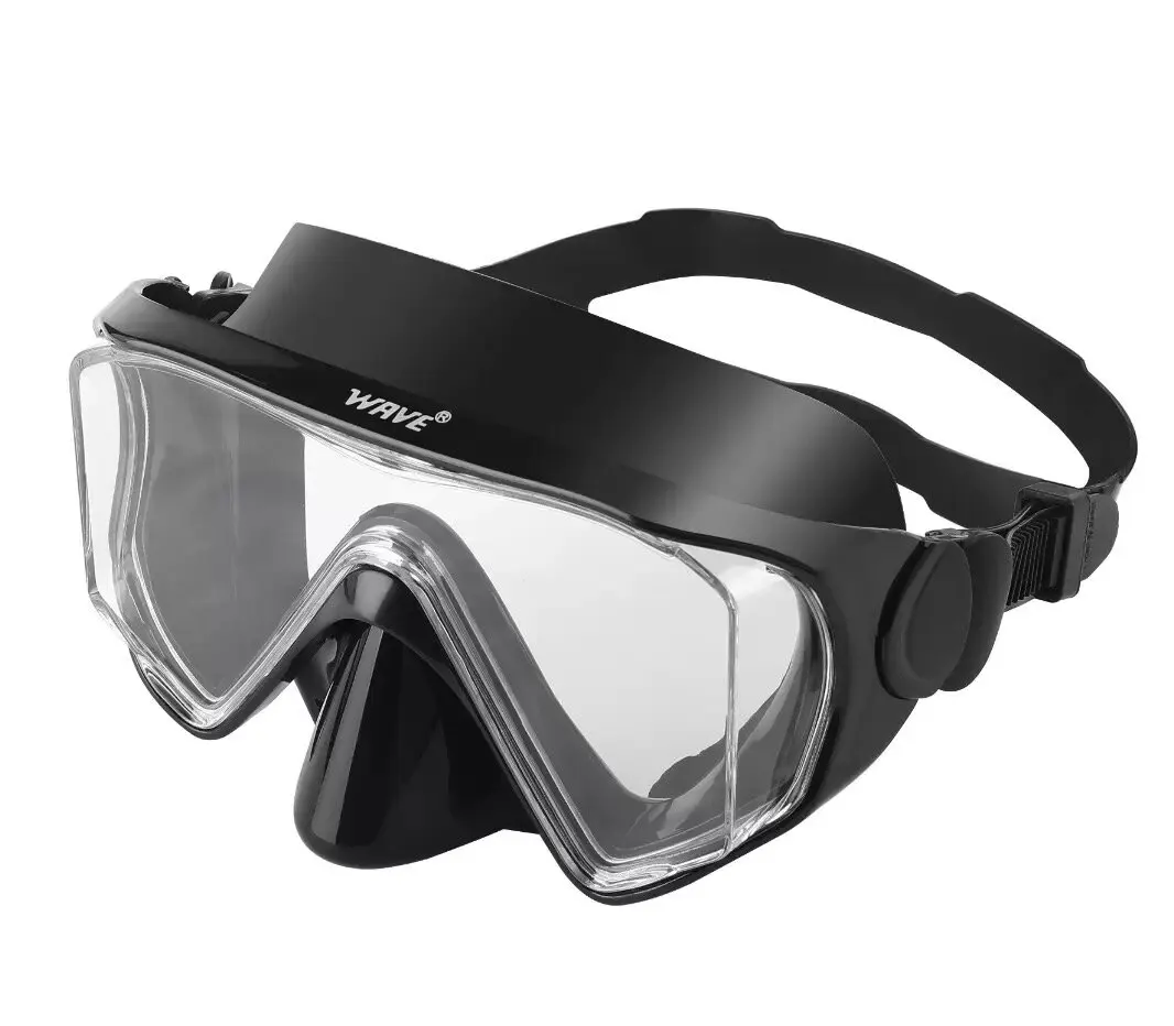 Premium Snorkel Set-Dry-Top Breathing Tube & Triple-Lens Anti-Fog Mask, Ergonomic Design for Underwater Adventure, Snorkeling