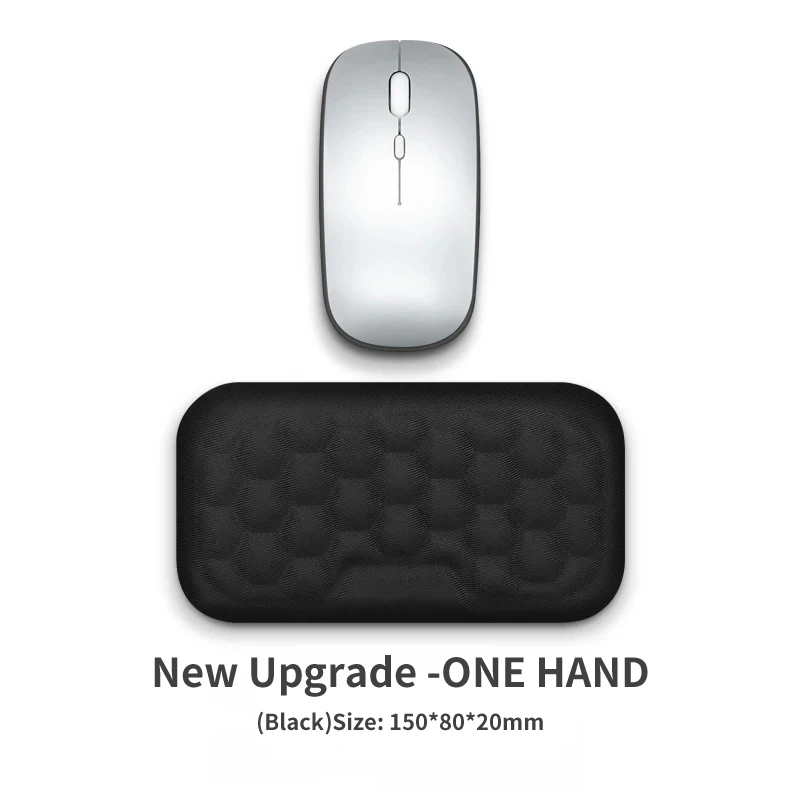 Ergonomic Memory Foam Keyboard and Mouse Wrist Rest Pads