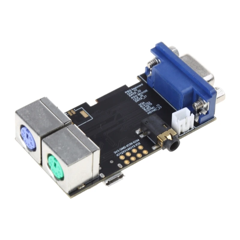 VGA 컨트롤러 보드 PS/2 마우스 키보드 제어 모듈(Micro32 칩셋 게임 엔진 포함) ESP32용 ANSI/VT 터미널