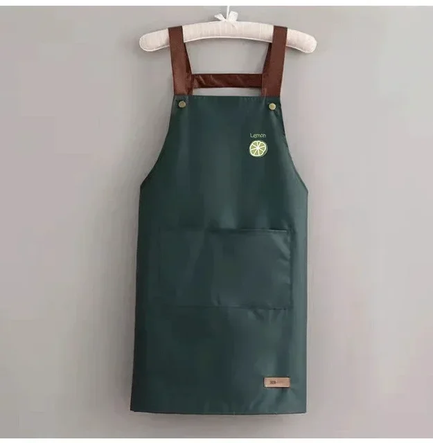 Waterproof and antifouling large pocket hotel restaurant coffee shop Western food Western pastry work clothes apron 2