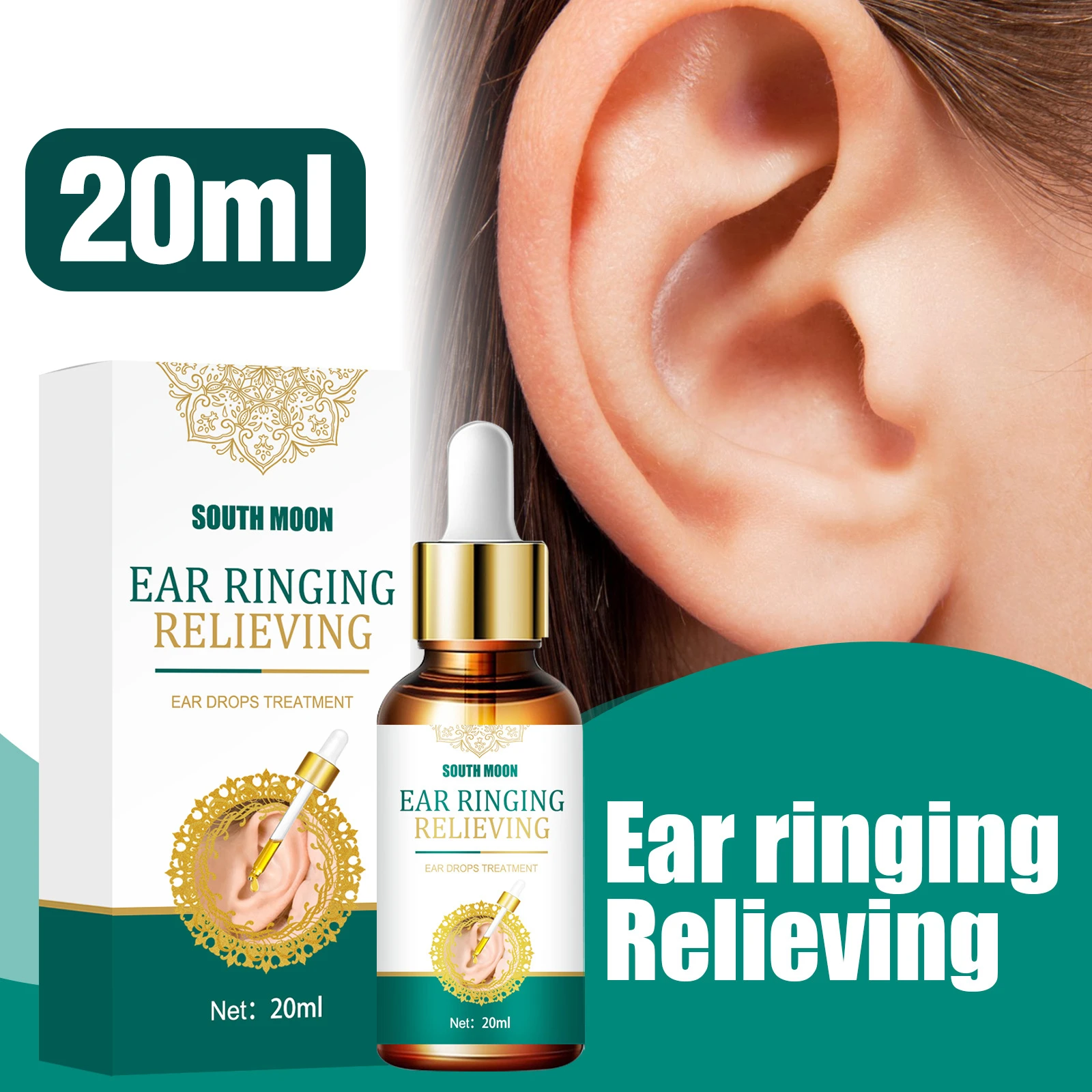 20ml Tinnitus Ear Drops Treatment Relieve Trouble Gentle Care 本日の目玉