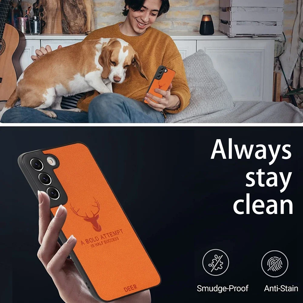 Deer Classic Soft Leather Case - Premium Design