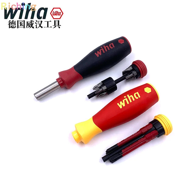 Destornillador multipuntas Wiha 8 bits Pocketmax Magnetico 45292