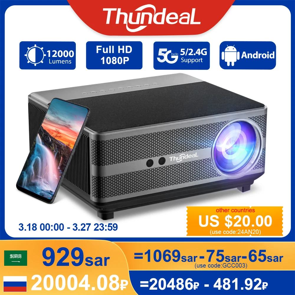 ThundeaL-TD98-1080P-Full-HD-Projector-LED-4K-WiFi-Android-Projector ...