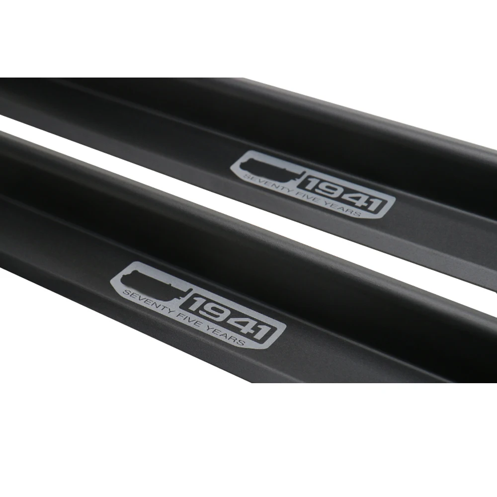 Aluminum Alloy Car Door Sill Protector - Black Step Scuff Guard Cover
