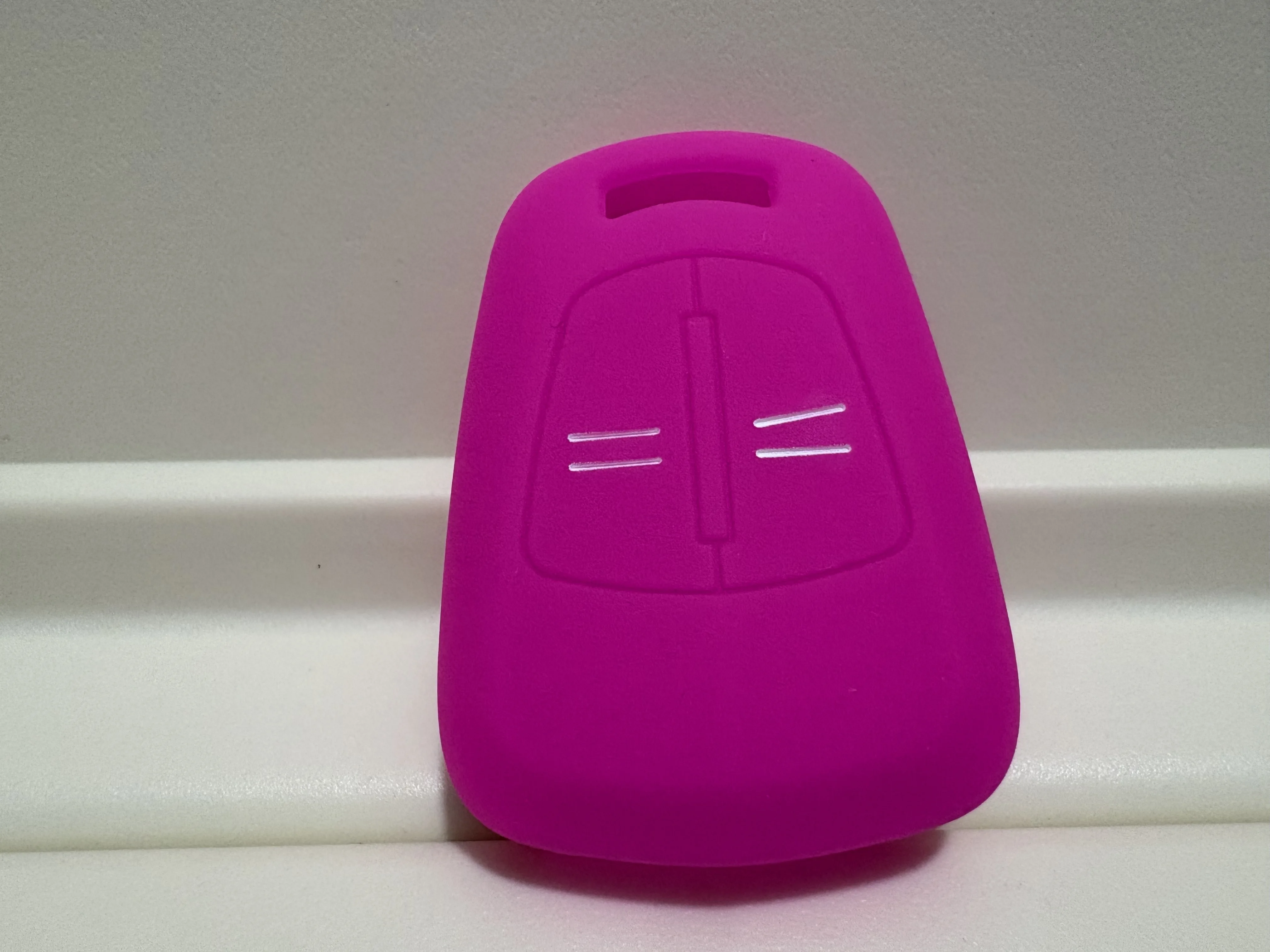 Premium Silicone Car Key Cover - 2 Button Remote Key Shell in Stylish Design