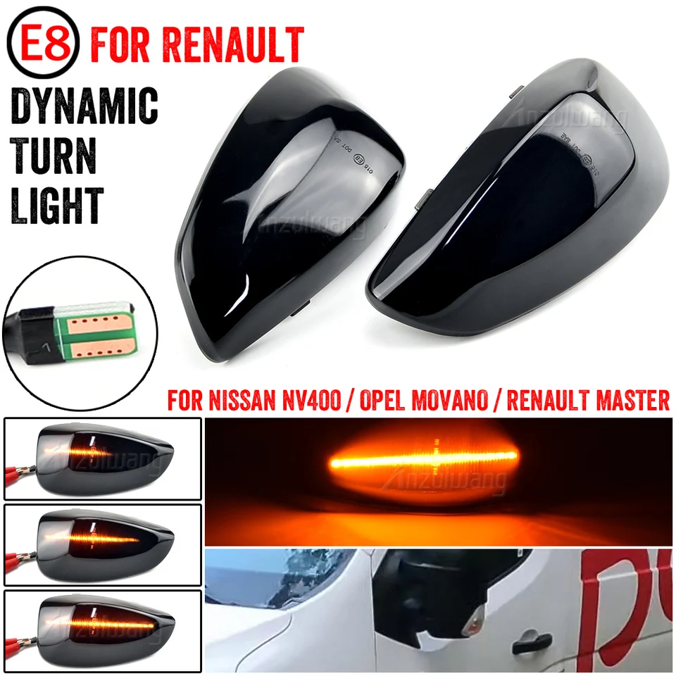 SICOTTON Clignotant Dynamique, Indicateur Rétroviseur Latéral Lampe - 2