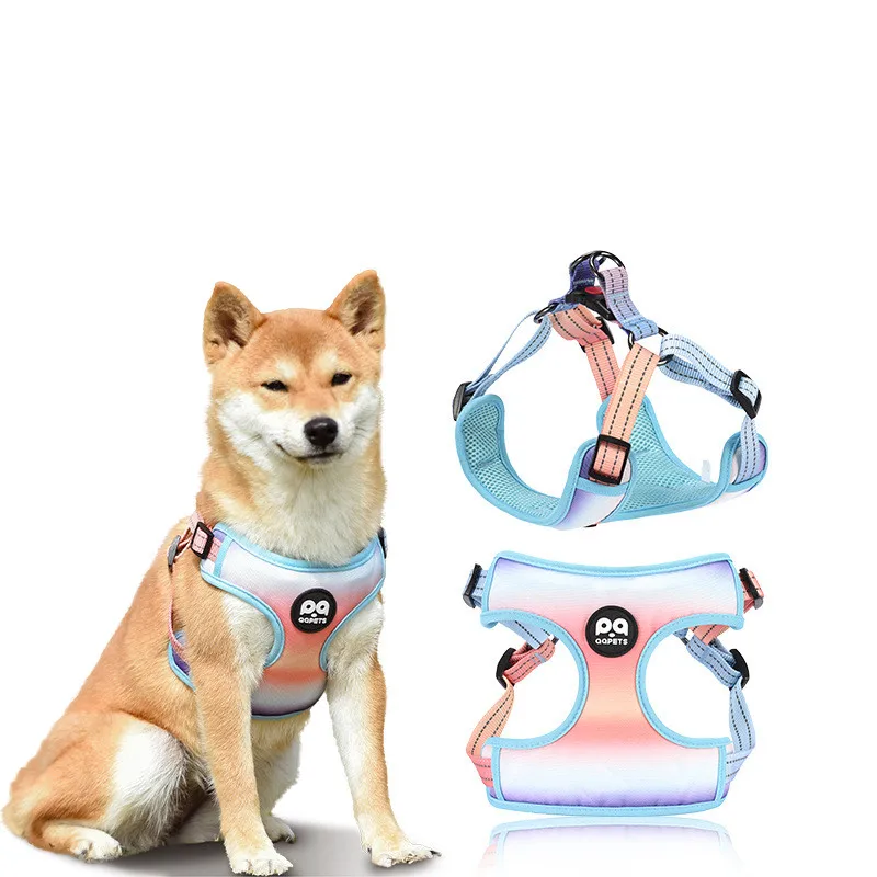 

Dog Harness Cat Harness Dogs Leashs Training Soft Mesh Chest Strap Supplies Adjustable Outdoor Walking Cat Lead For Dog And Cats