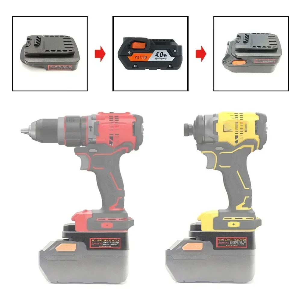 battery adapter convert for craftsman 20v li ion battery to ridgid 20v max cordless tool convertor electric drill accessories Battery Adapter For RIDGID For AEG 18V Lithium Battery Convert to for CRAFTSMAN 20V for Stanley 18V Lithium Battery Tool Drill