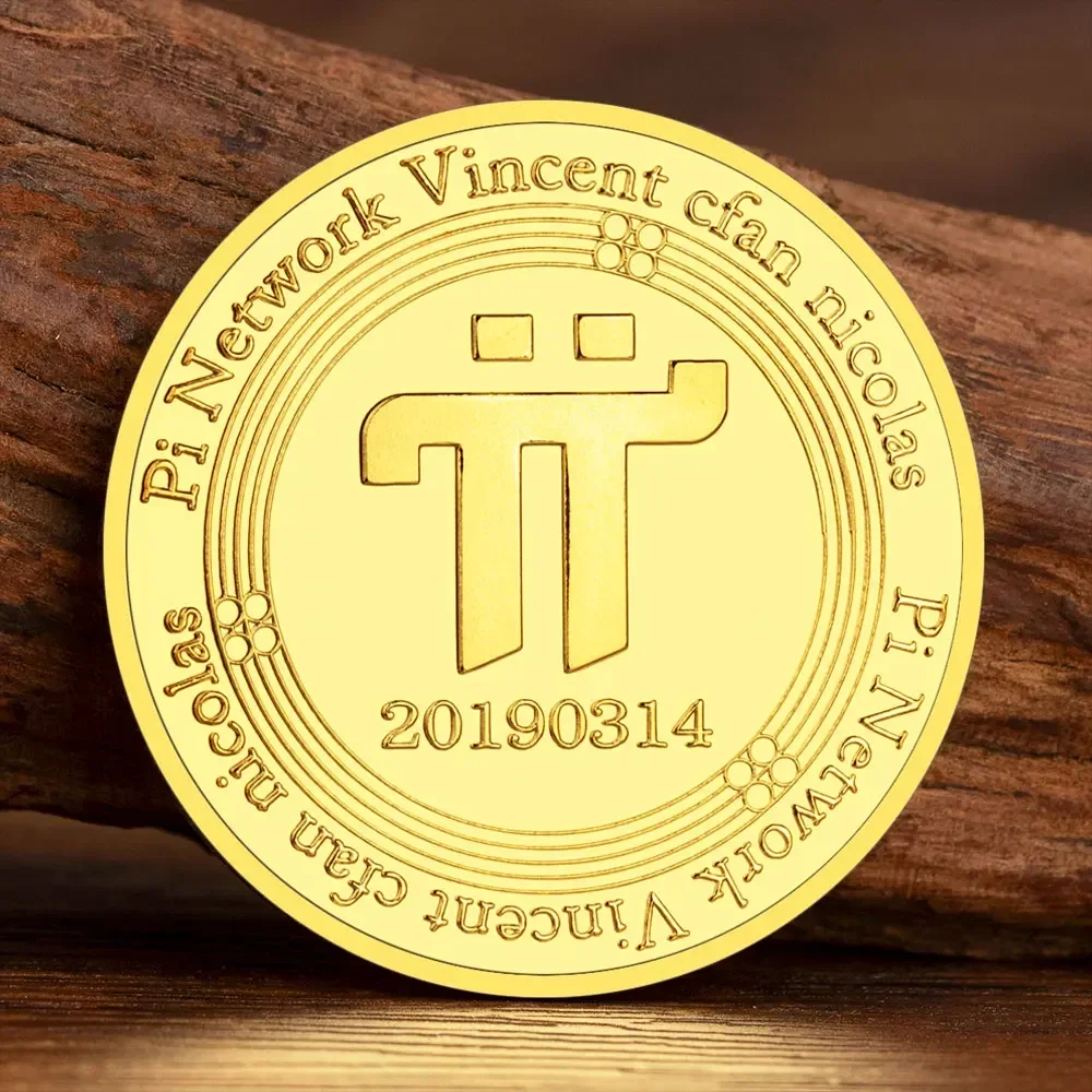 은빛 황금 도금 파이 네트워크 Vincent Cfan Nicolas 소장품 기념품 동전 선물 암호화 기념 동전 홈 장식 -  AliExpress