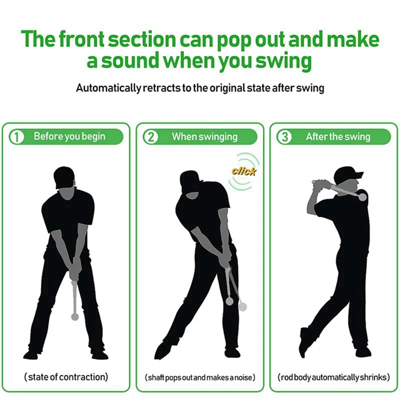 Golf Swing Trainer Aid for Flexibility Tempo and Strength Warm-Up Stick golf swing trainer