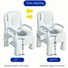 Soft Backrest Toilet for Elderly - Household Portable Commode Seat, Pregnant Women Indoor Chair, Comfortable Sofa Design 5