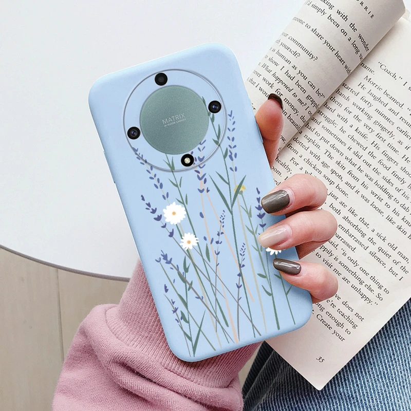 Charming Love Heart Daisy Flowers Silicone Soft Cute Cartoon Phone Case