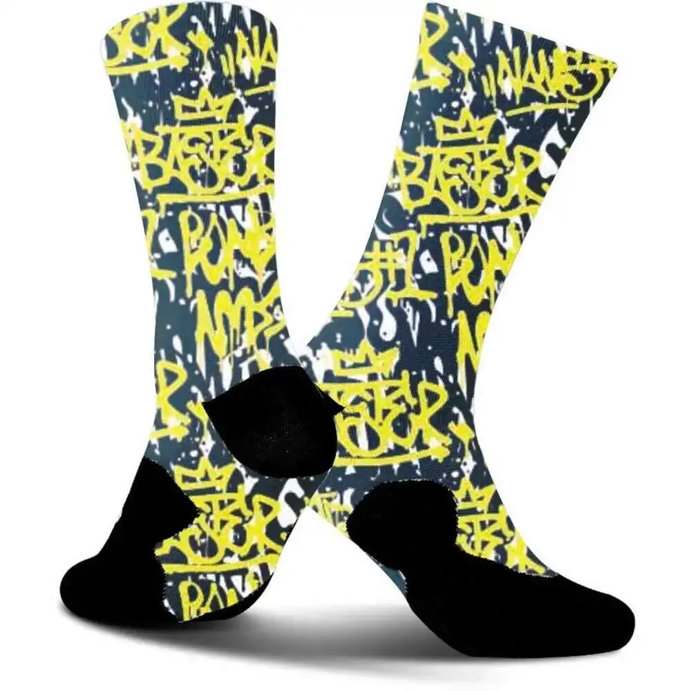 Cycling Socks Sports Socks Creative Skeleton Hand Pattern Sports Cycling Socks with Rose in Hand Unisex Sweat Absorbing Breathable Durable