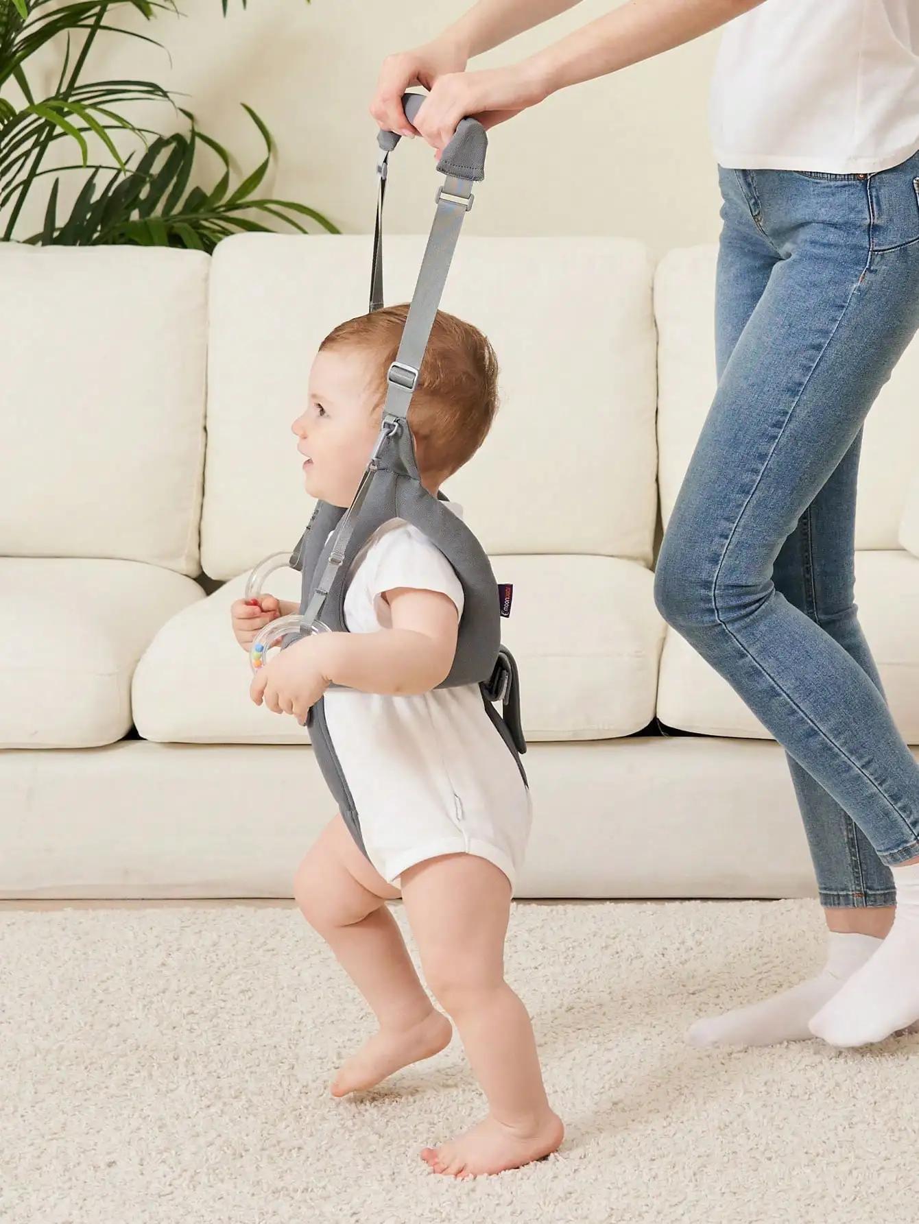 Baby Walking Harness - Handheld Kids Walker Helper - Toddler Infant Walker Harness Assistant Belt - Help Baby Walk 4